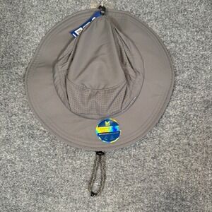 Mission Hydro Active Hat Gray Packable Wet To‎ Cool Explorer Sun Cap Adult O/S